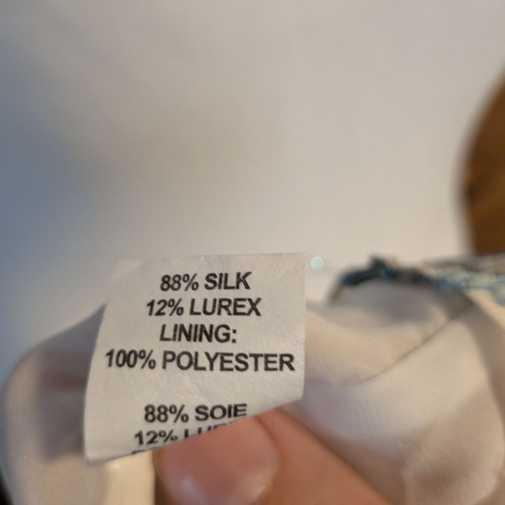Ramy Brook White and Blue Halter Blouse Size XS - Picture 7 of 7